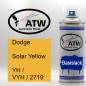 Preview: Dodge, Solar Yellow, YH / VYH / 2719: 400ml Sprühdose, von ATW Autoteile West.